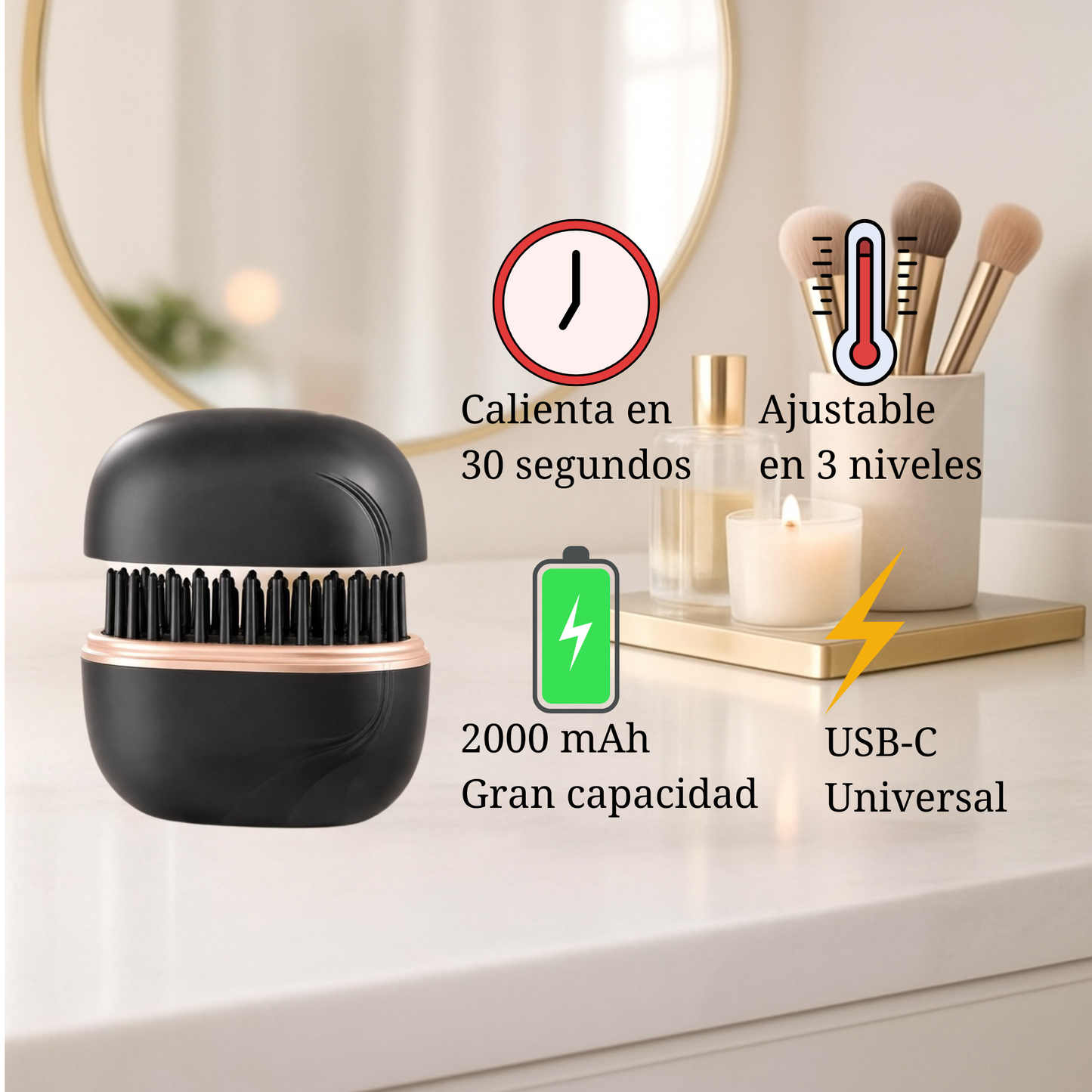 Mini Cepillo Inalámbrico